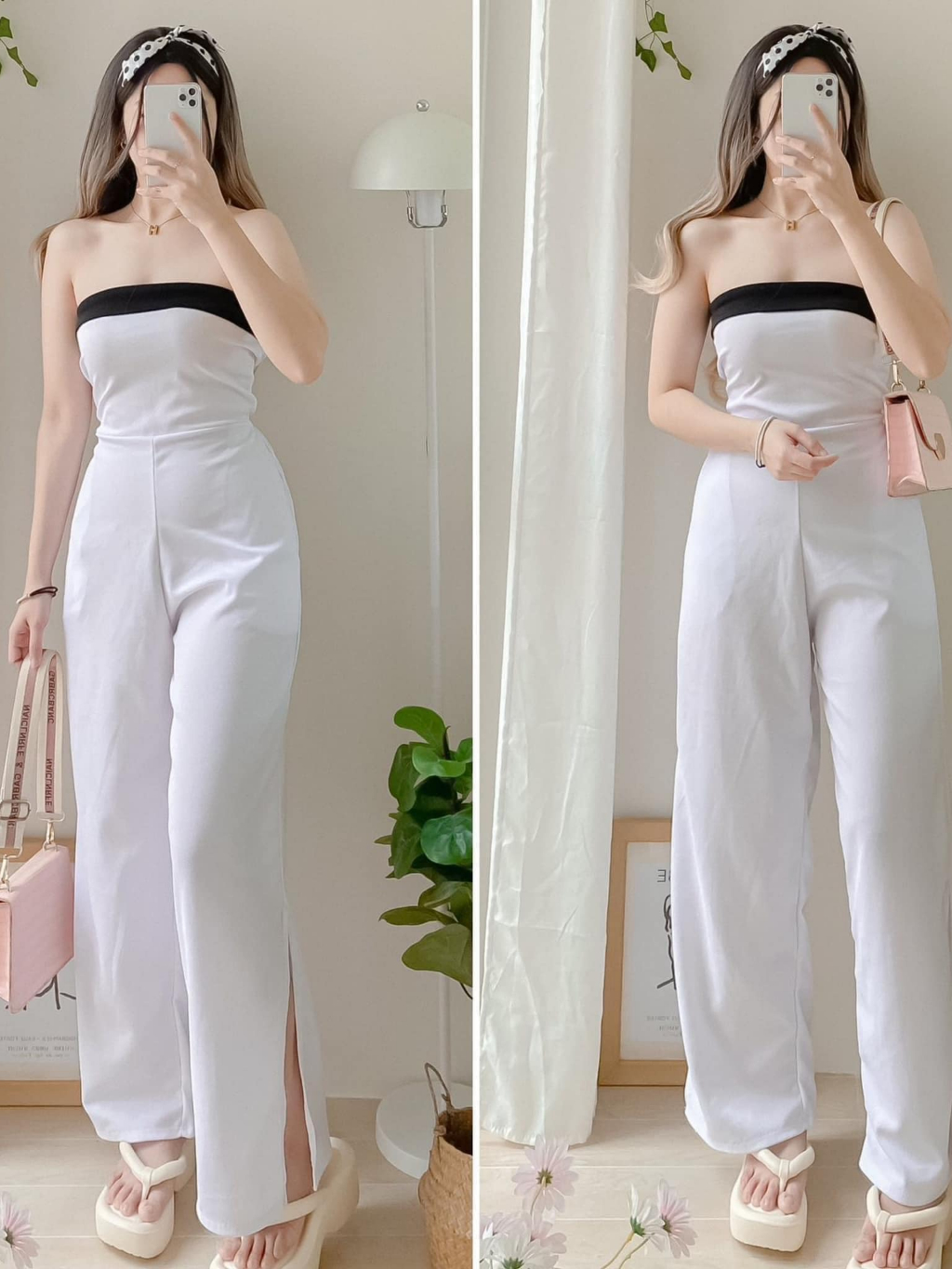 Long jumpsuit with pockets online