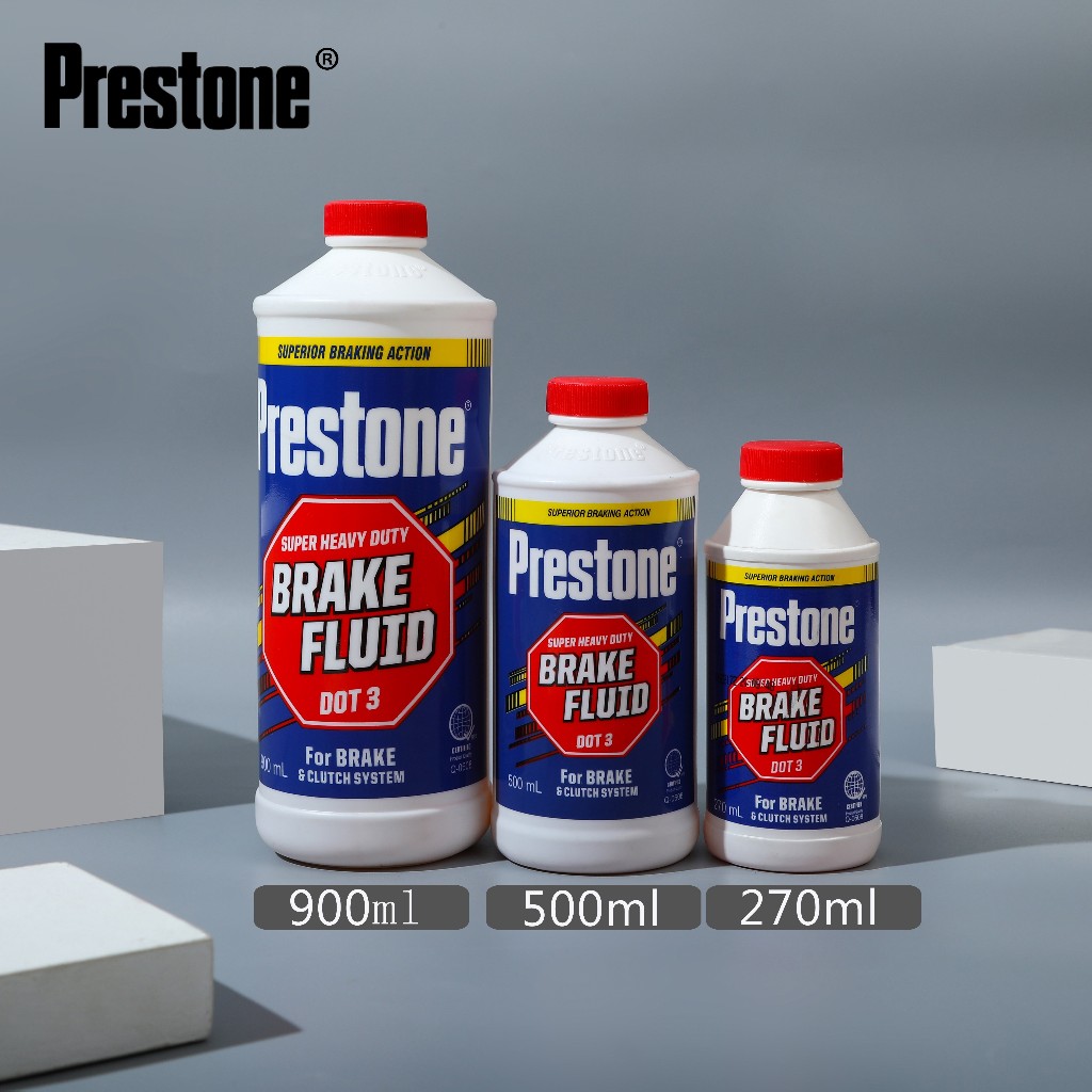 900ml Prestone Brake Fluid DT3 Super Heavy Duty for Brakes & Clutch