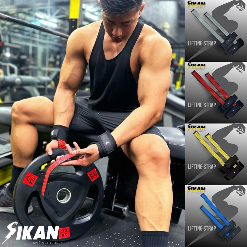 LIFTING STRAP 2in1 with WRIST PROTECTION High Quality by SIKAN ...
