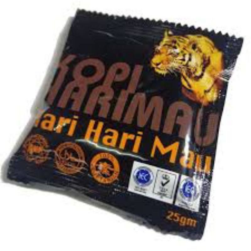 Harimau Kopi Original 2025 Expiration (Per Sachet 25gm) Shopee