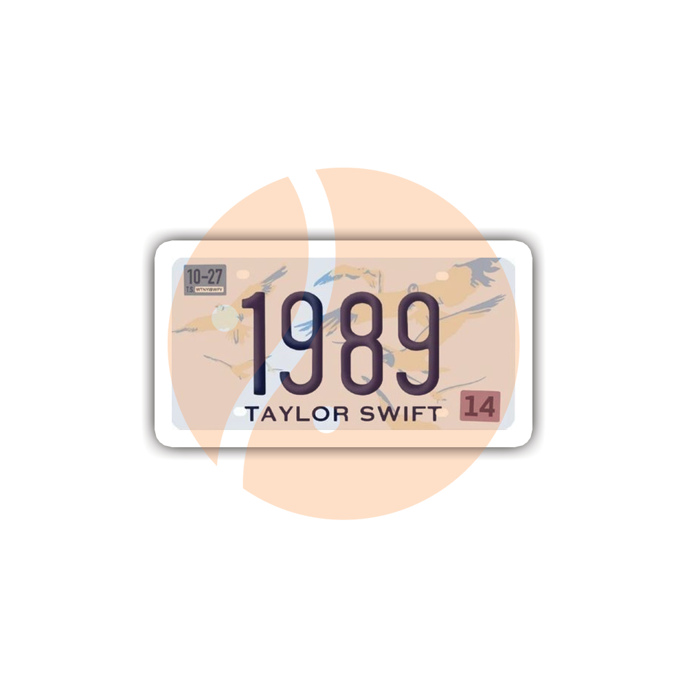1989 Plate Number Sticker 2" Long Matte Glossy Waterproof & Scratchproof Shopee Philippines