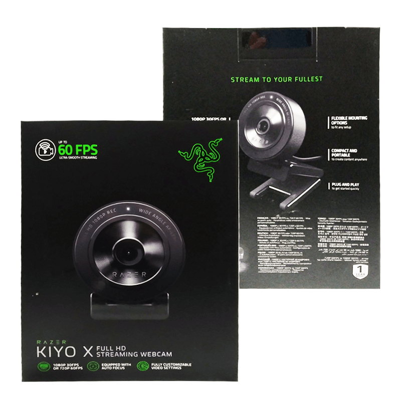 Razer Kiyo X Full HD Webcam For Streaming / Auto Focus Fully ...