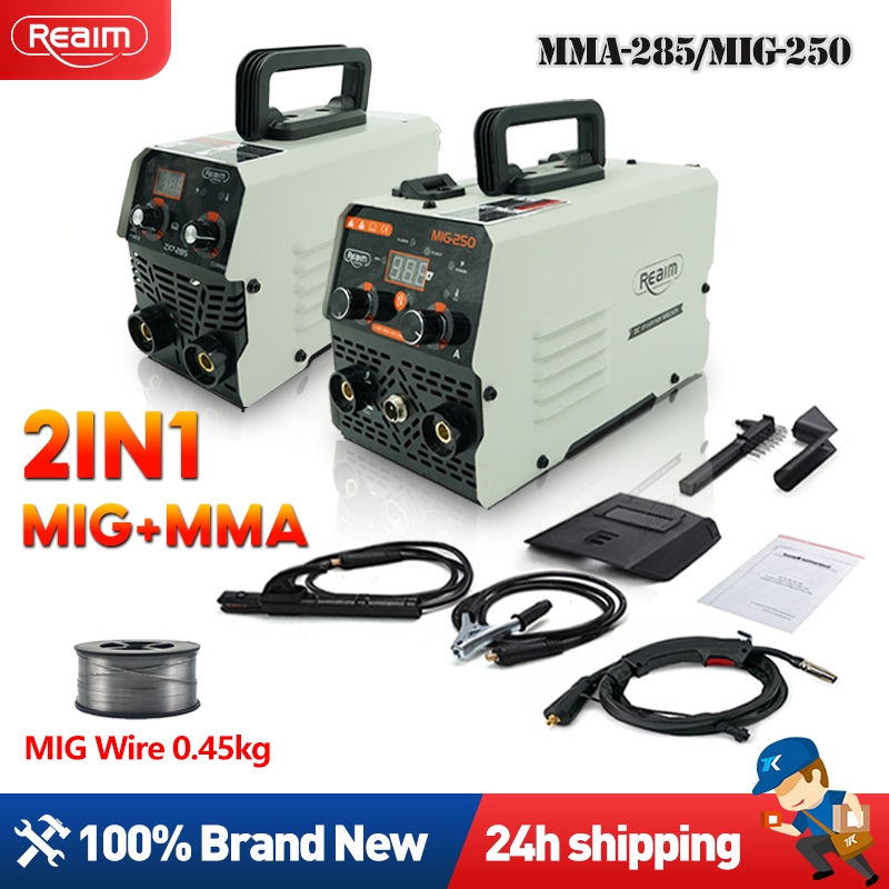 Reaim Welding Machine Gasless Migmma 2in1 Portable Inverter Welding Machine Shopee Philippines 2072