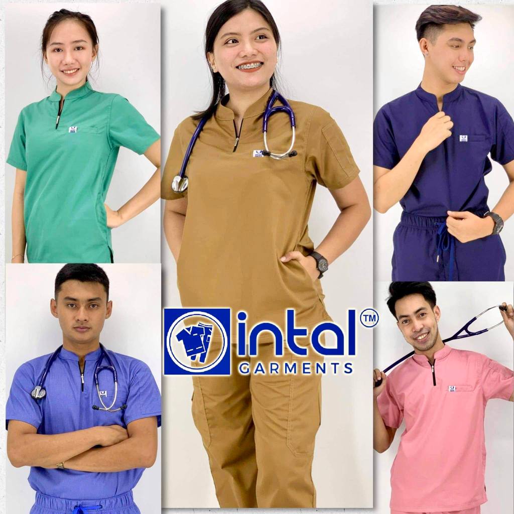 INTAL SCRUBSUIT 028 Elite MAPAGMALASAKIT ZipUp Chinese Collar Cargo 6