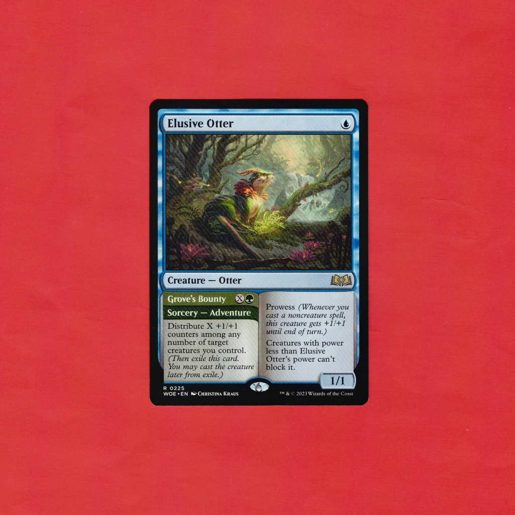 ELUSIVE OTTER - Wilds of Eldraine (R) Magic the Gathering Singles MTG ...