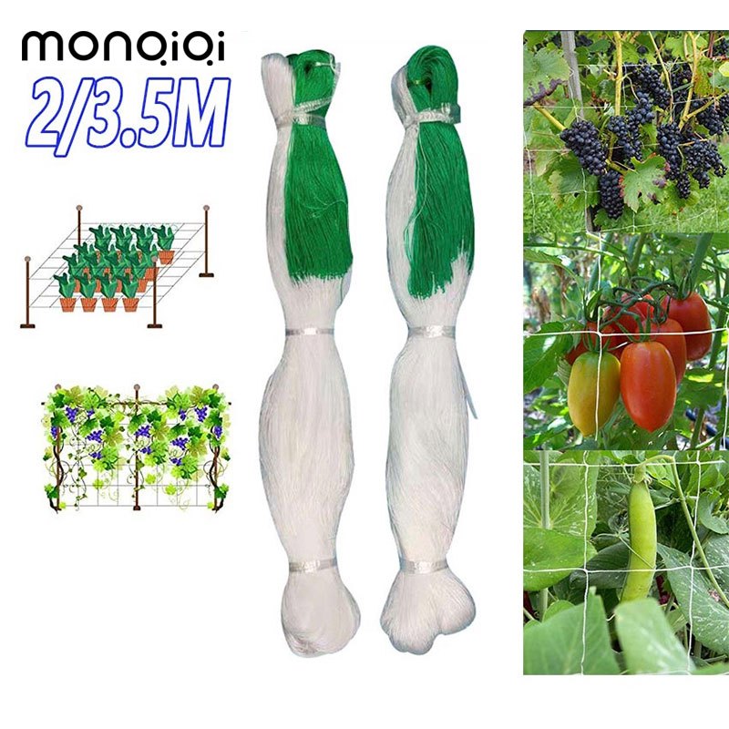 Garden Plant Climbing Net cucumber vegetables trellis net White Nylon ...