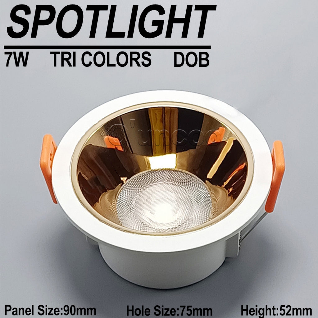 O'uncoo Pin Light Tri Colors Anti-glare Downlight Spotlight For Bedroom ...