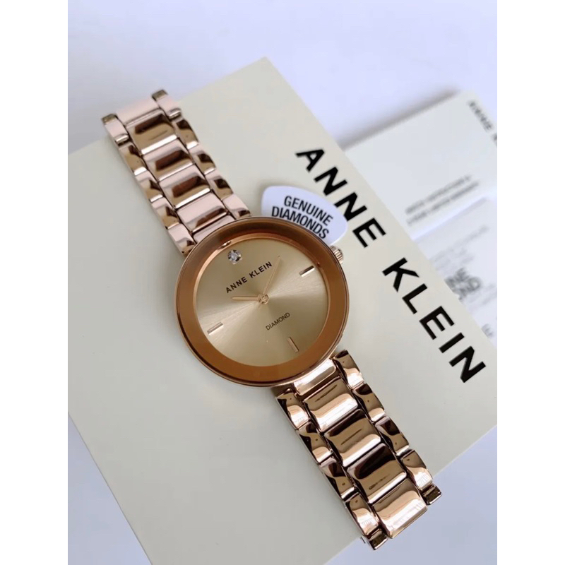 Anne klein watch genuine diamond best sale