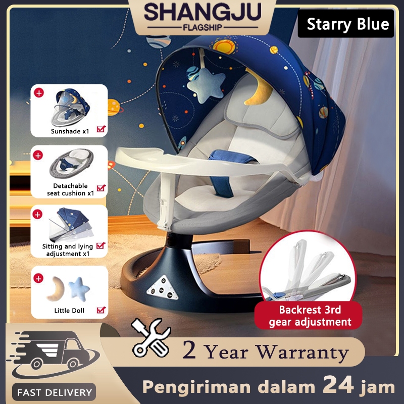 Baby electric rocking chair foldable newborn baby rocking chair smart