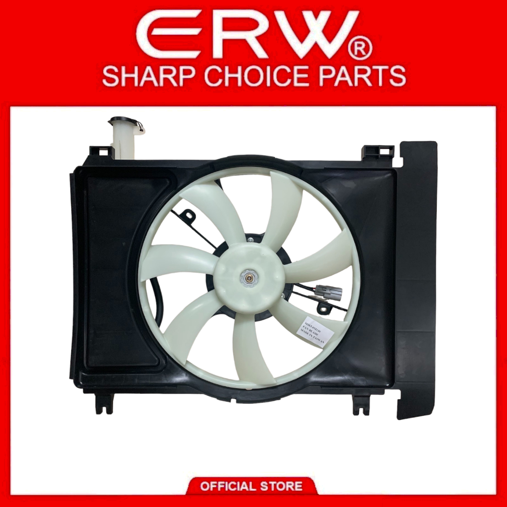 RADIATOR FAN ASSEMBLY Replacement part no. ( CL4180E ) TOYOTA VIOS 2014 ...