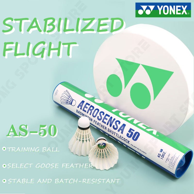 YONEX BADMITON AS50 Shuttlecock Pack of 12PCS Shopee Philippines