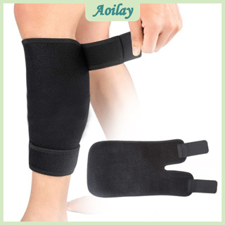 Calf Support Brace Shin Splints Compression Wrap Neoprene Calf Sleeves  Adjustable Breathable Gift