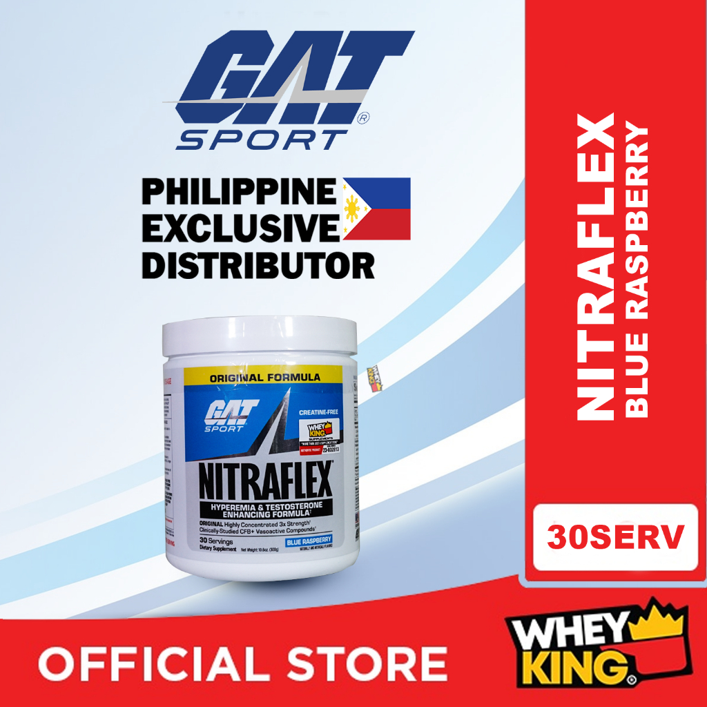 GAT Sports Nitraflex 0.66lbs, 300gm ( 30 Servings ) - Pre Workouts