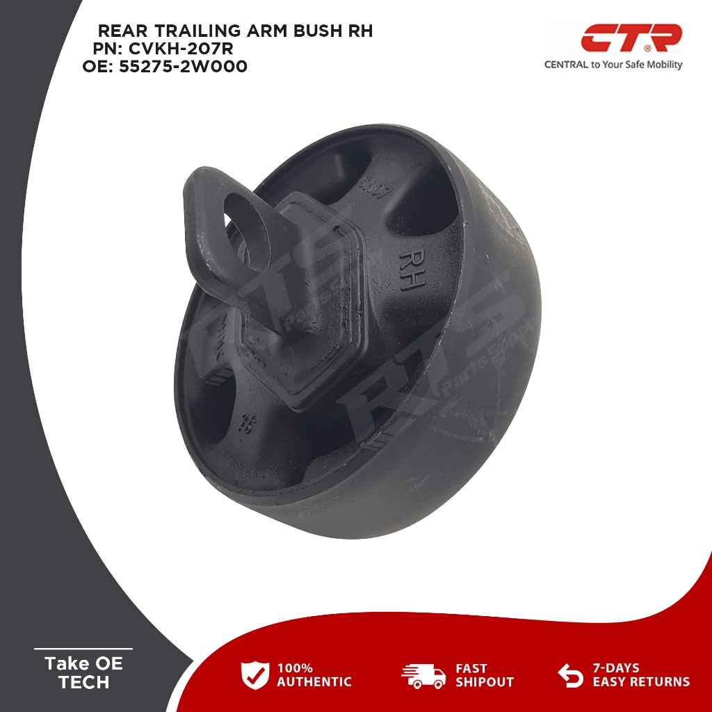 CTR CVKH-207R Rear Trailing Arm Bush Rh Hyundai Santa Fe / Grand Santa ...