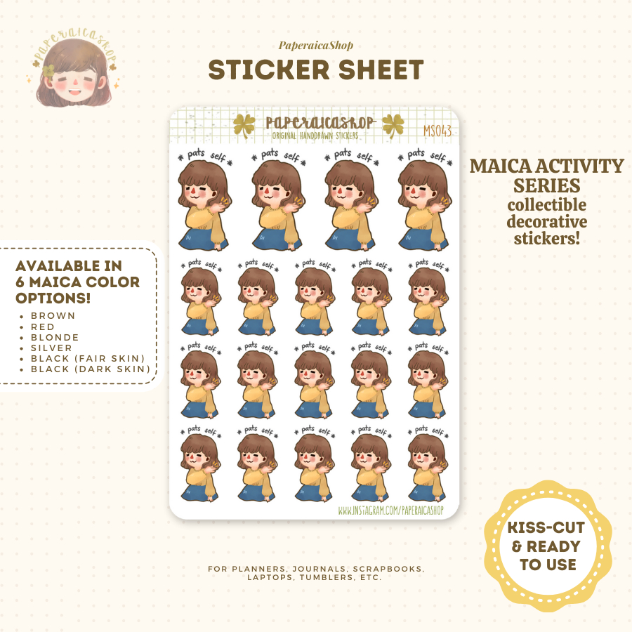 Pats Self Stickers, Proud Stickers, Self Love Stickers, Milestone ...