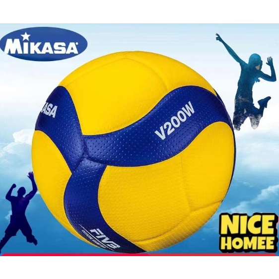 Official Original Mikasa V200W volleyball ball Competition Training Soft PU leather Volleyball