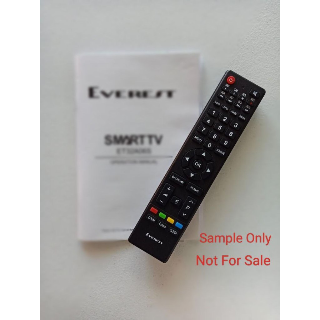 Everest Smart TV Remote (Replacement) Shopee Philippines