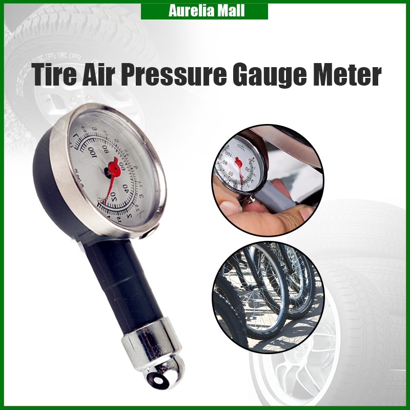 1PCS Tyre Tire Air Pressure Gauge Meter Tester For - 0-100PSI kS P6065 ...