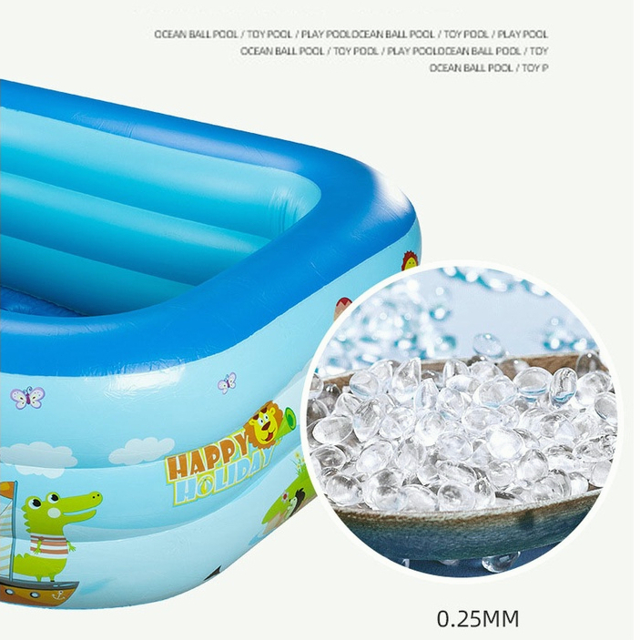 BOUNDLESS Inflatable Swimming Pool Kids Swimming Pool Baby Swimming ...
