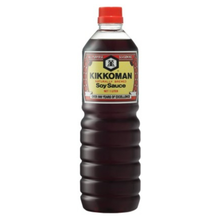 Kikkoman Standard Grade Soy Sauce Red Label Naturally Brewed - 1L ...