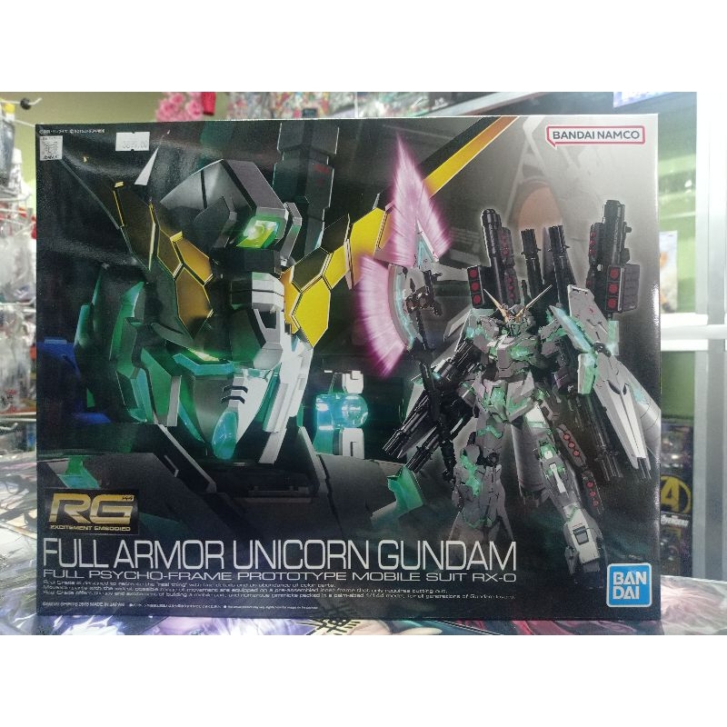 Bandai Namco 1/144 RG Full Armor Unicorn Gundam Model Kit | Shopee ...