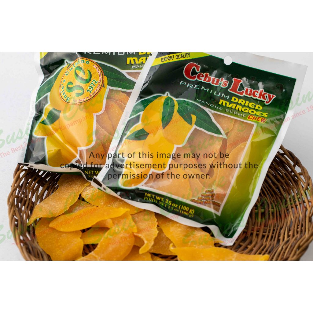 SC Cebu's Lucky Premium Dried Mangoes (100g) Shopee Philippines