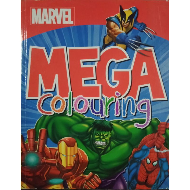 Marvel Mega Colouring 63S J | Shopee Philippines