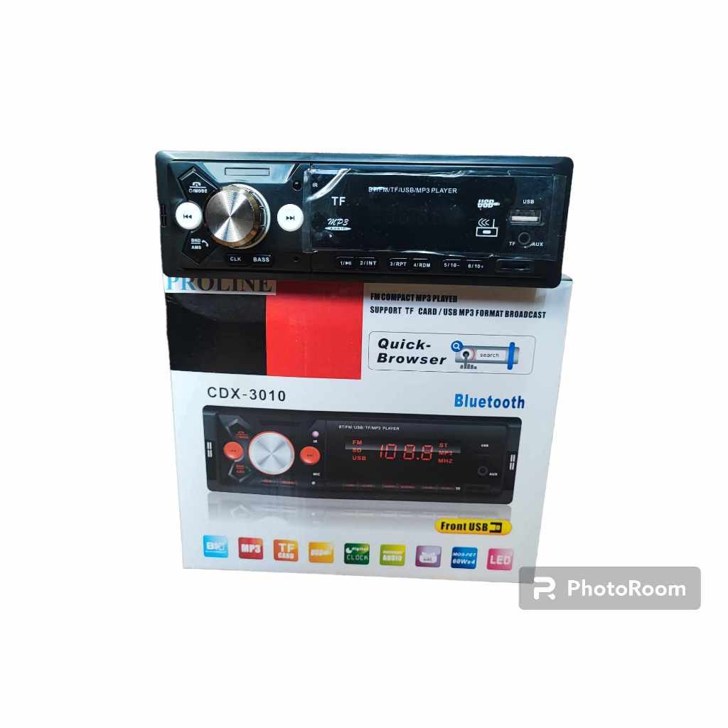 PROLINE Car Stereo 1 Din with USB/SD/FM/FM CDX3030BT Shopee Philippines