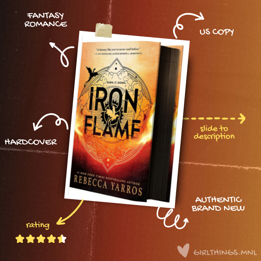 Iron Flame (The Empyrean, 2) by Rebecca Yarros (Hardcover Sprayed ...