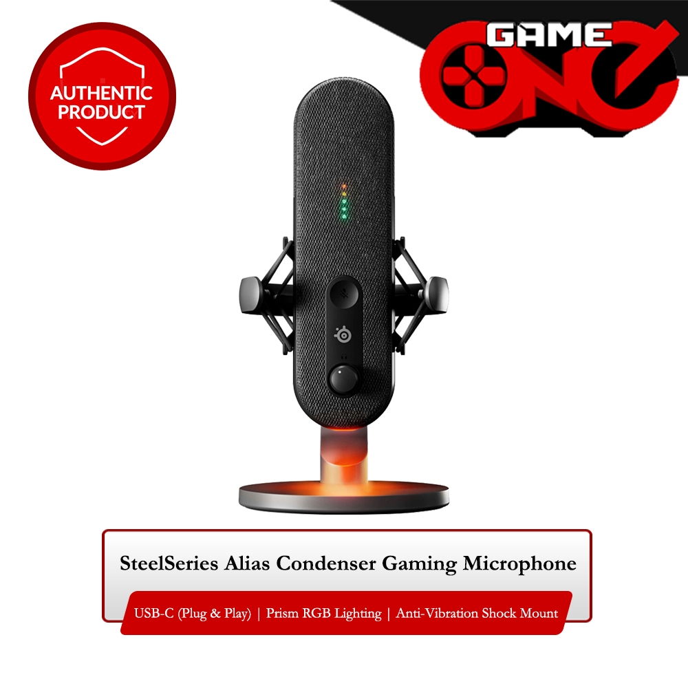 SteelSeries Alias USB C Condenser Gaming Microphone | Shopee Philippines