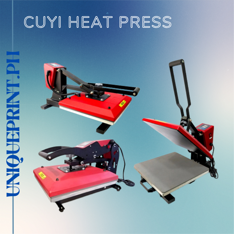 CUYI BRAND Digital Heat Press Machines Red A4 Size Shopee Philippines