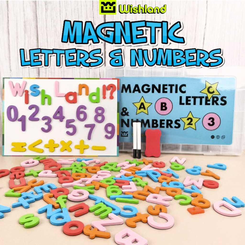 Magnetic Letters and Numbers with Organizer Learning LetterToy by ...