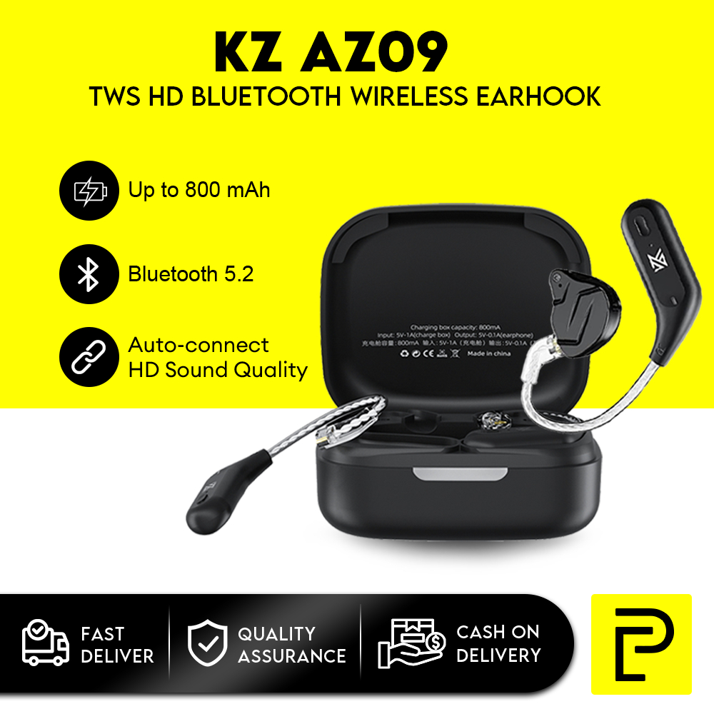 KZ AZ09 Wireless Upgrade Cable Bluetooth-compatible 5.2 HIFI Wireless ...