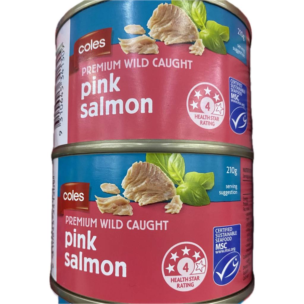 Coles Premium Wild Caught Pink Salmon 210g Shopee Philippines
