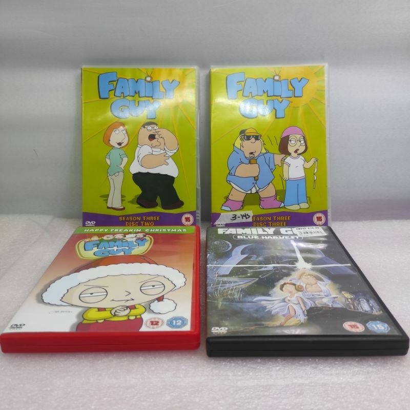 DVD Family Guy from UK in Mint condition 145 & 215 each*R80 | Shopee ...