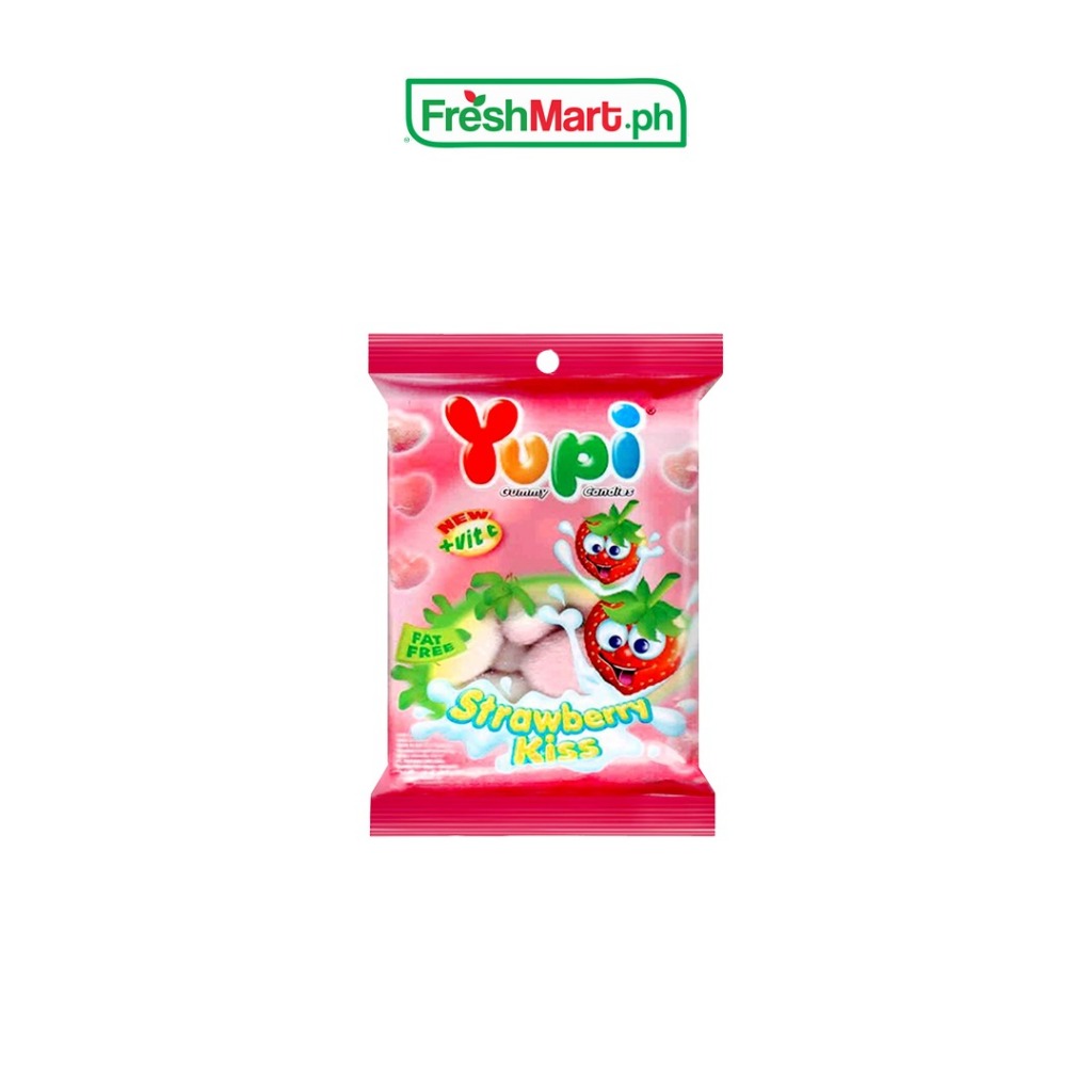 Yupi Strawberry Kiss 40g | Shopee Philippines