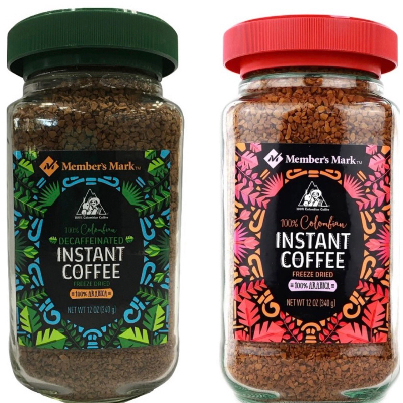 Members Mark 100 Columbian Coffee (340g) / Decaffeinated Instant