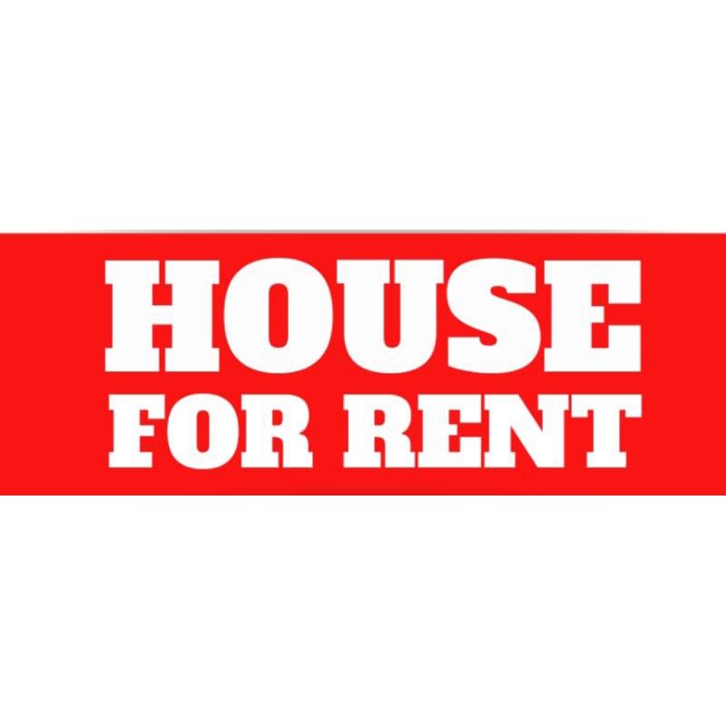 House for Rent Signages Laminated half A4 Size makapal 250mic,bahay ...