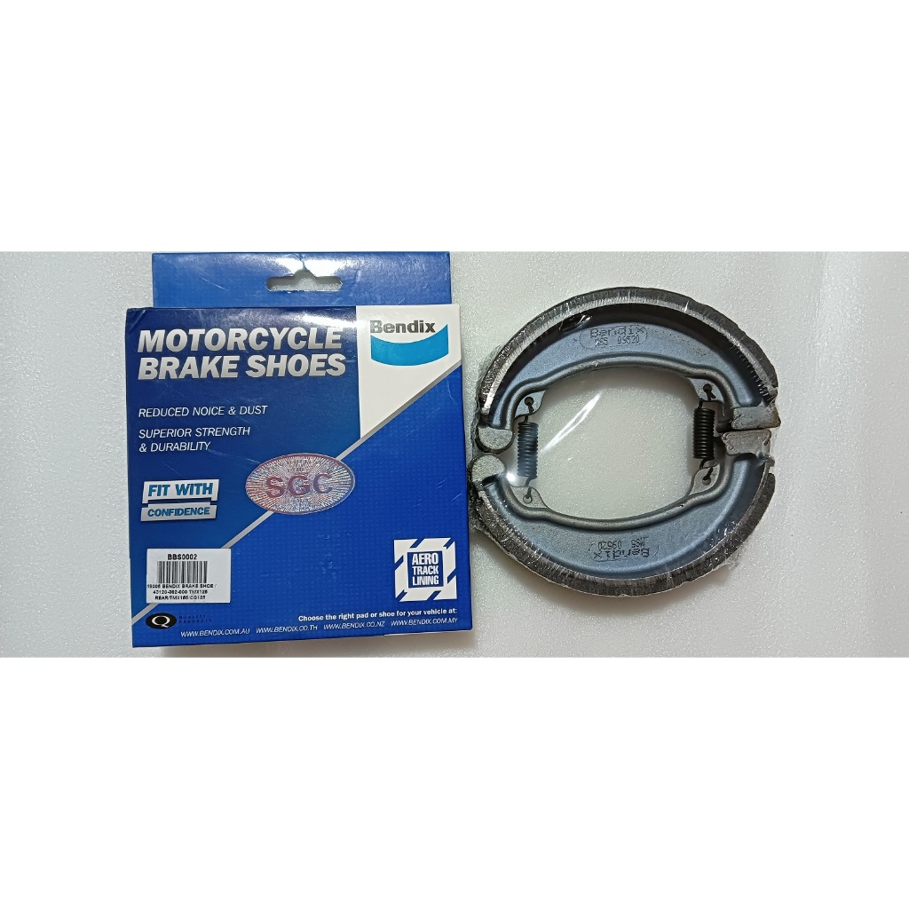 Bendix MS5 Brake Shoe for Honda TMX 155 Rear, TMX 125 Front, TMX 125 ...