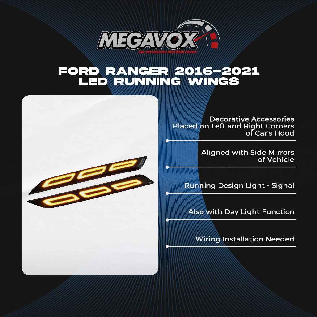 Ford Ranger 2016-2021 LED Running Wings | Shopee Philippines