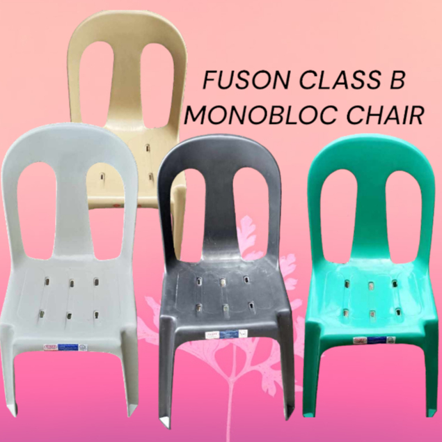Chair/Upuan Class B (no.865) FUSON MONOBLOCK CHAIR(MAXIMUM OF 3PCS PER