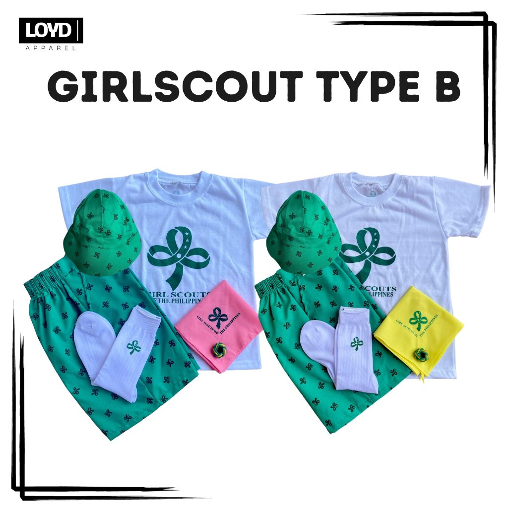 LoydApparel Girl Scout Type B Complete Set Of Uniform | Twinkler Star ...