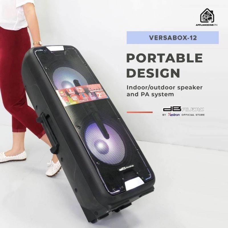 DB Audio VERSABOX 12 Portable Bluetooth Speaker | Shopee Philippines