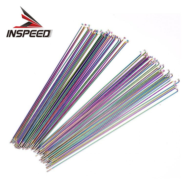 【COD】INSPEED 72Pcs Mountain / Road Bike 14G Spokes Black/Color/Oil
