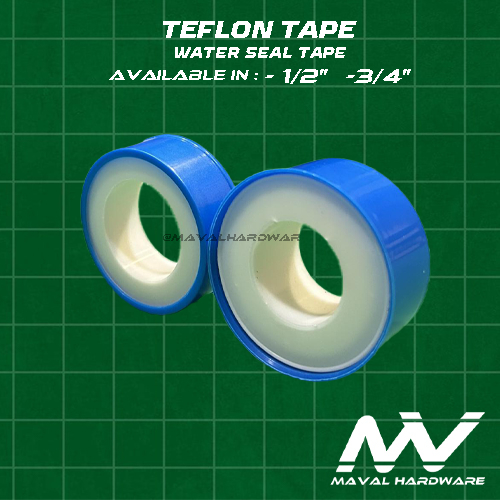 Teflon Tape Pipe Thread Seal Tape 1/2", 3/4" (per piece) Shopee