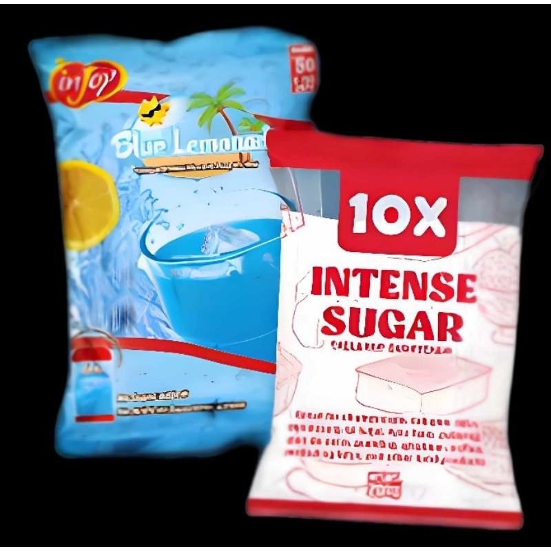 Injoy blue Lemonade Concentrated Juice Palamig Powder 200g w/ Intense sugar TableTop Sweetener