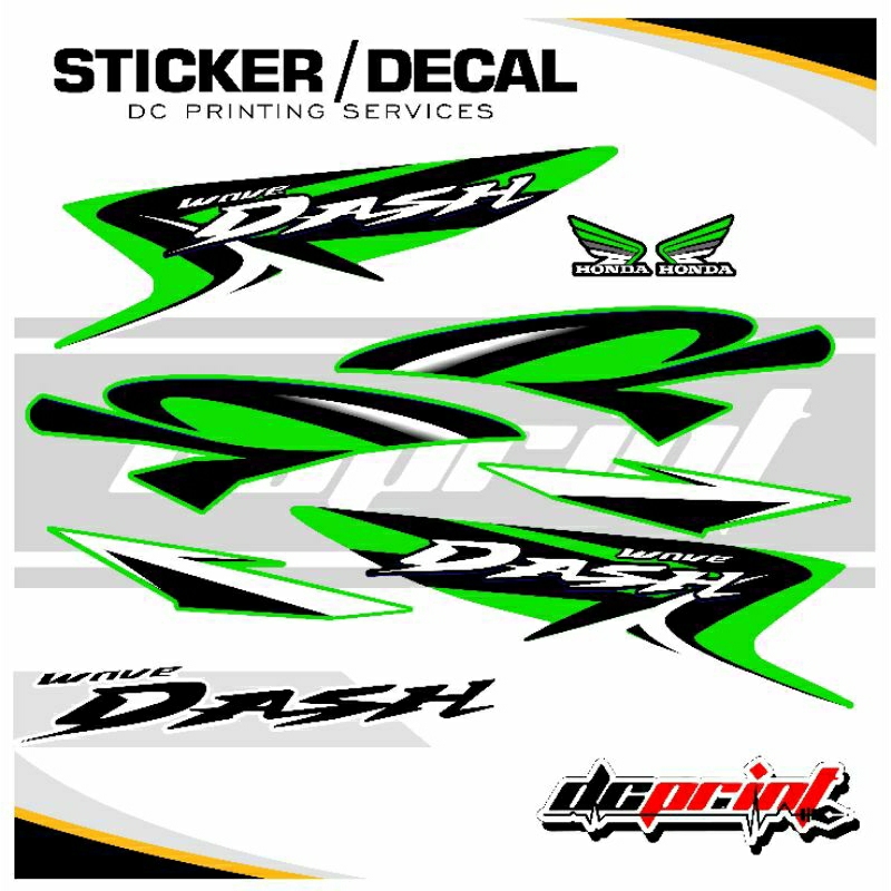 Honda Wave Dash Stock Decal | Shopee Philippines