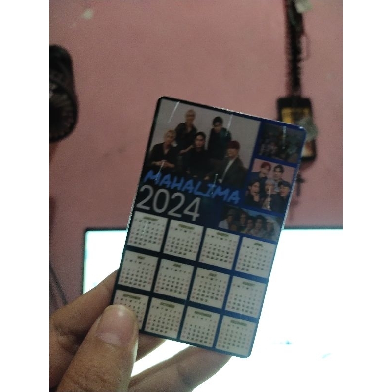 WALLET SIZE CALENDAR 2024 MAHALIMA Shopee Philippines