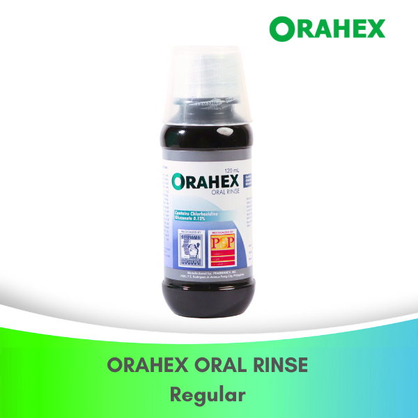 Orahex Regular Oral Rinse 120ml | Shopee Philippines