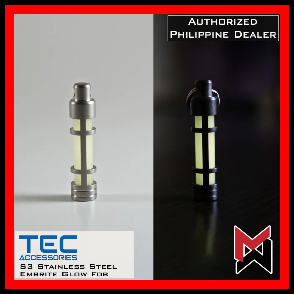 TEC - S3 Stainless Steel Embrite Glow Fob Keychain | Shopee Philippines
